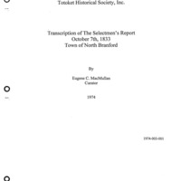 Transcription of the Selectmen's Report.pdf