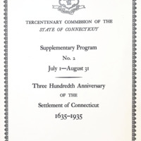 North Branford Anniversary Celebrations Material Supplementary Program No. 2 July 1-August 31 300th anniversary of the settlement of CT.pdf