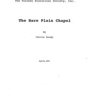 The Bare Plain Chapel.pdf